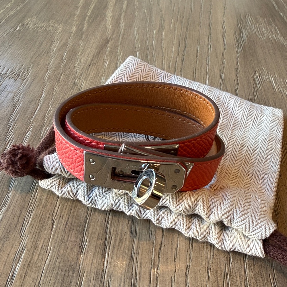 Hermes Mini Kelly Double Tour Wrap Bracelet
